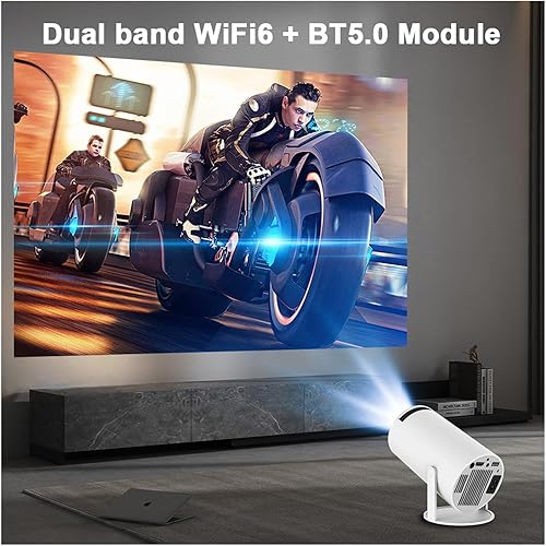 Miniatura 6 de Proyector 4K compatible con Android 11 Dual Wifi6 200 ANSI, compatible con Allwinner H713 BT5.0 1080P 1280 x 720P Home Cinema Outdoor Portable
