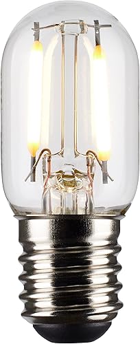 Miniatura 2 de Satco Bombilla LED E17 de 3 W, 3000 K, clasificación de 15000 horas, regulable