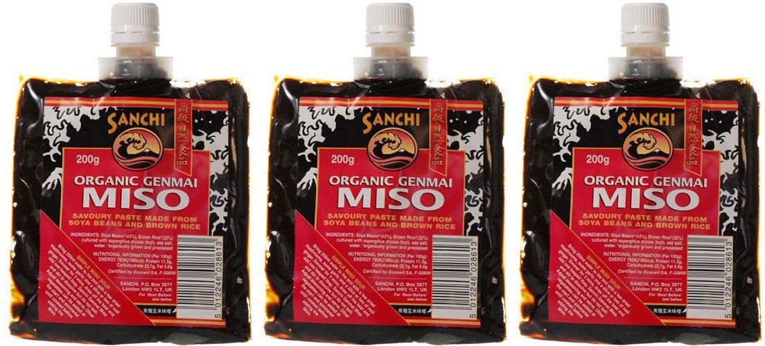 (3 PACK) - Sanchi - Org Genmai Miso | 200g | 3 PACK BUNDLE