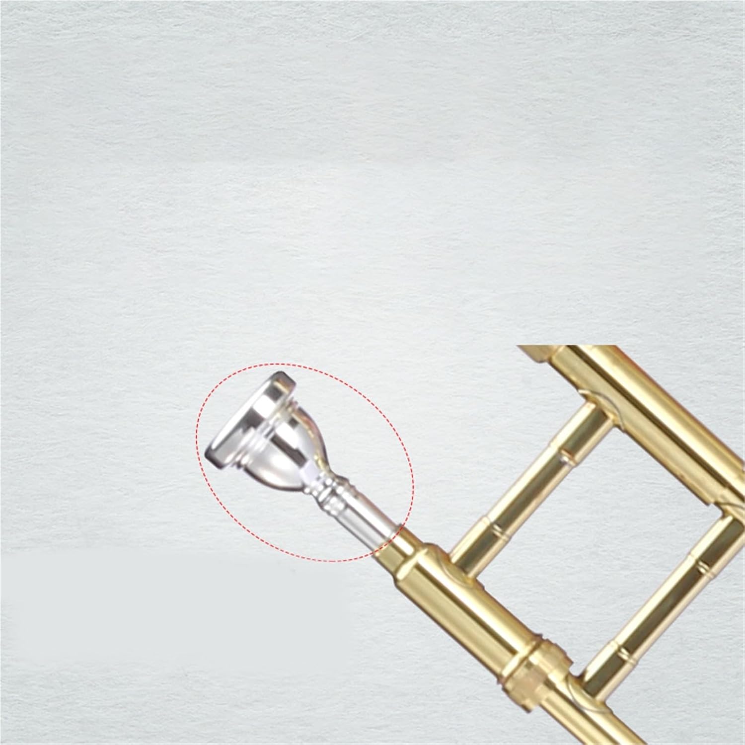 プロ仕様フレンチホルン ニッケルメッキ 4キー複列フレンチホルン F Bb