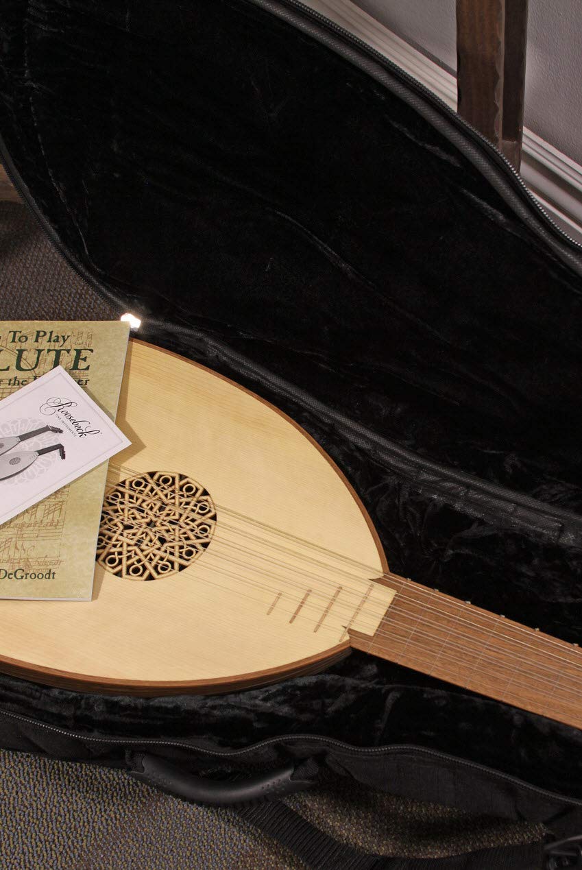 Includes: Roosebeck 6-course Walnut Lute W/Gig Bag + Chromatic Tuner - Image 4