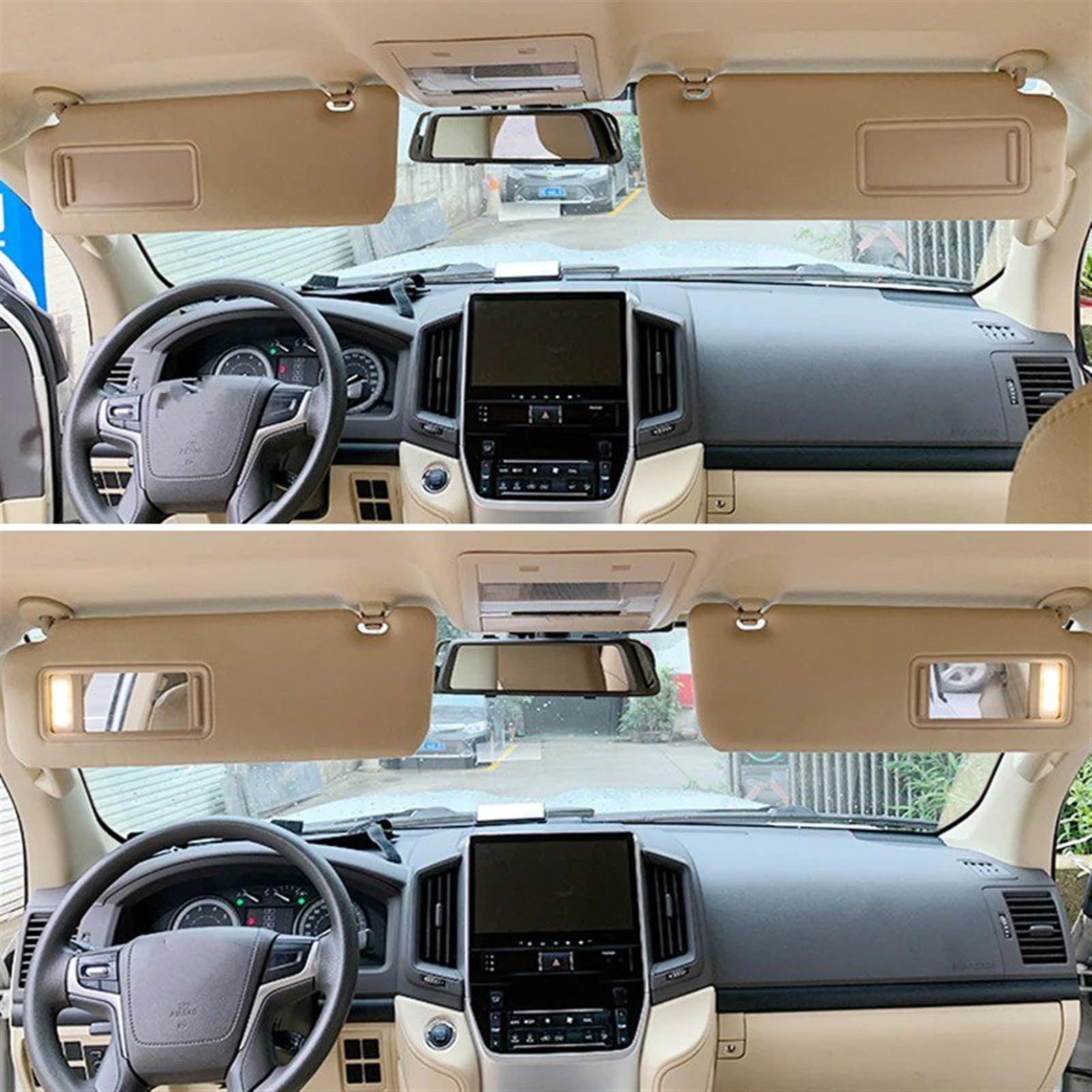 Amazon.co.jp: 車用サンバイザー 用 ランドクルーザー用 150