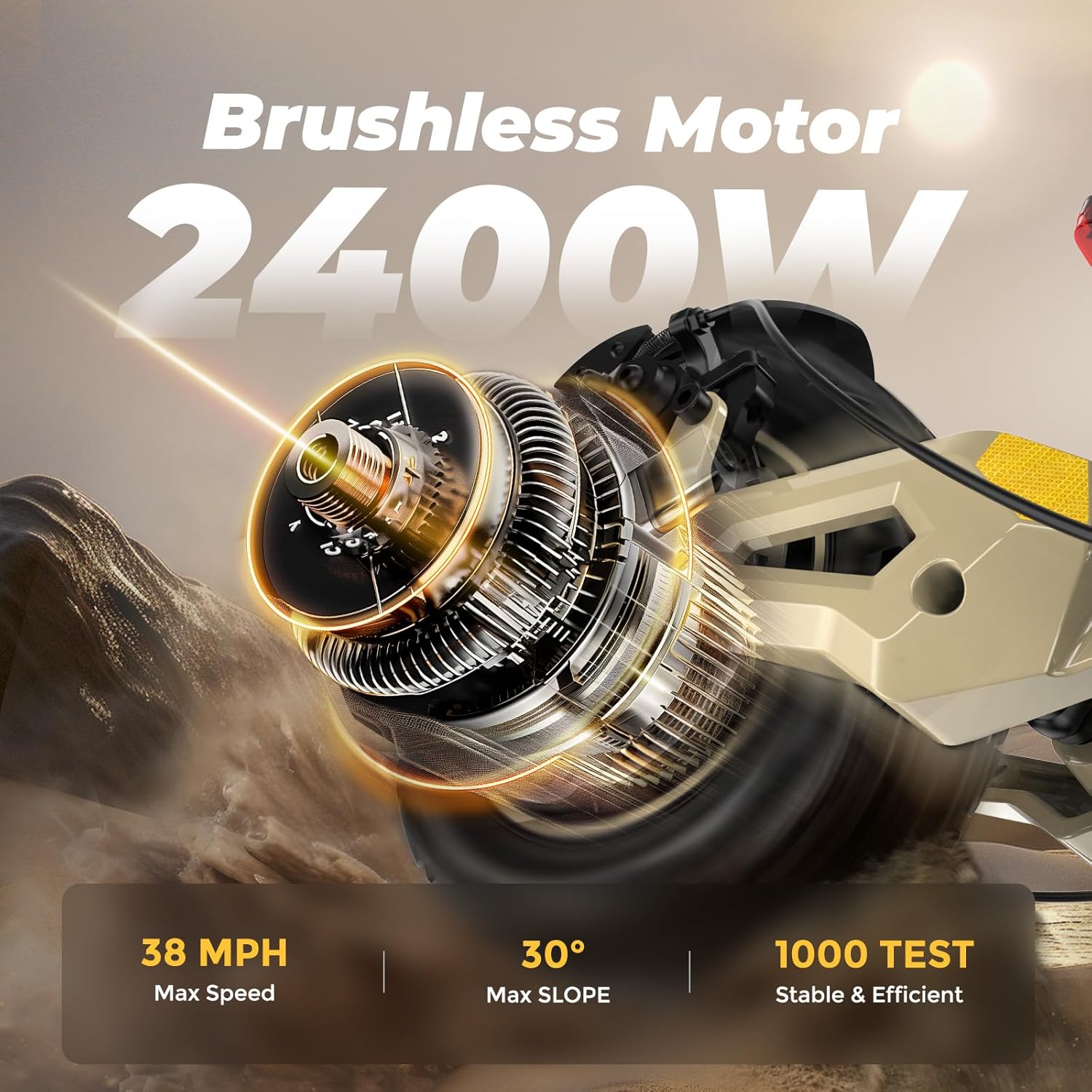 2400W børsteløs motor