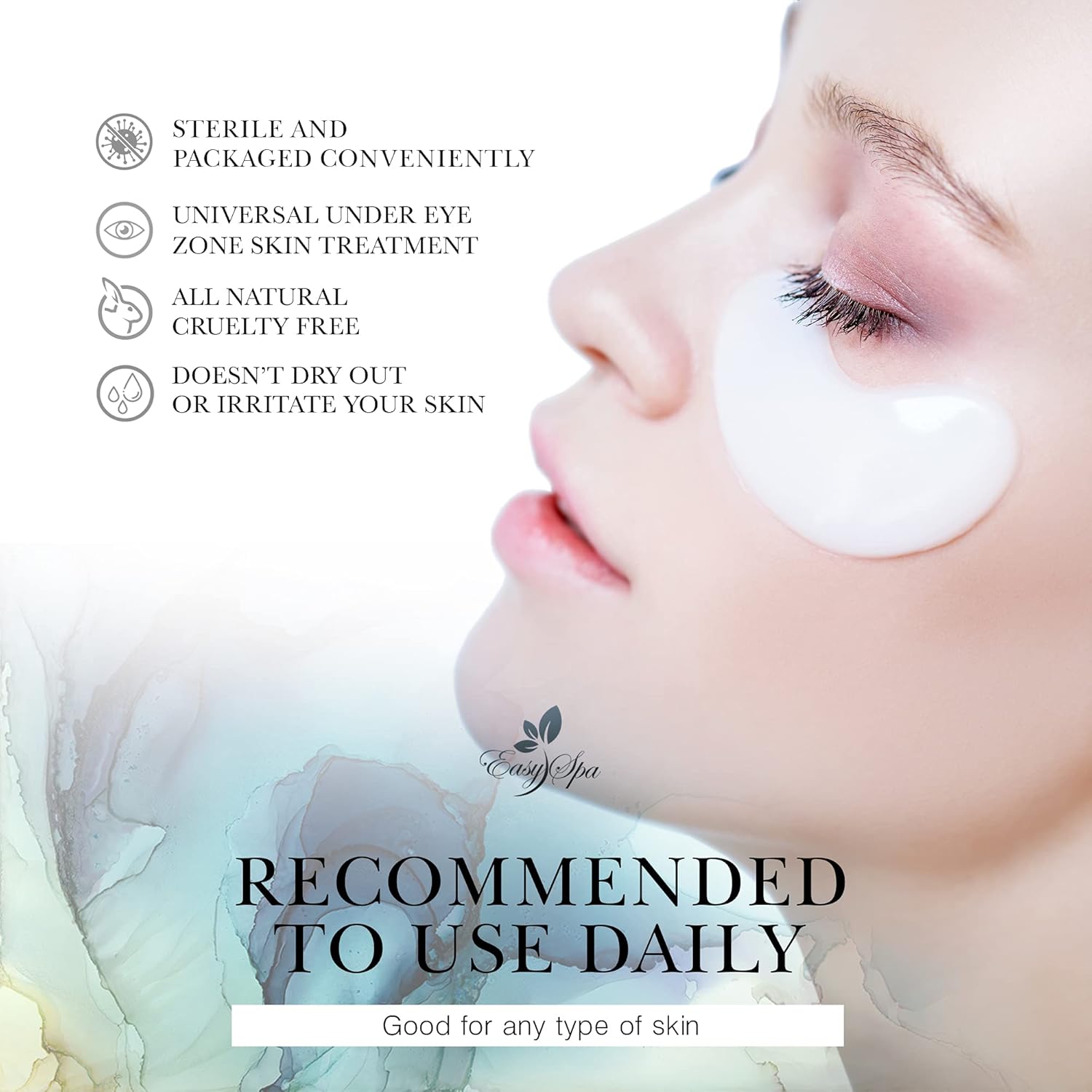 Eye Mask, Under Eye Gel Pads, Dead Sea Minerals Skin Care Under Eye Patches, Eye Masks for Dark Circles and Puffiness, Dark Undereye Treatment - 20 Pairs Under Eye Gel Pads + Hair Band : Beauty & Personal Care