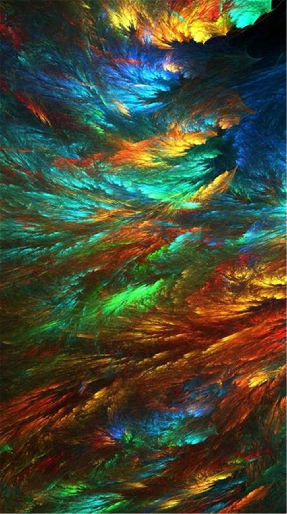 Diamond Painting Salon Abstrait Peint pour Décoration Murale 5D