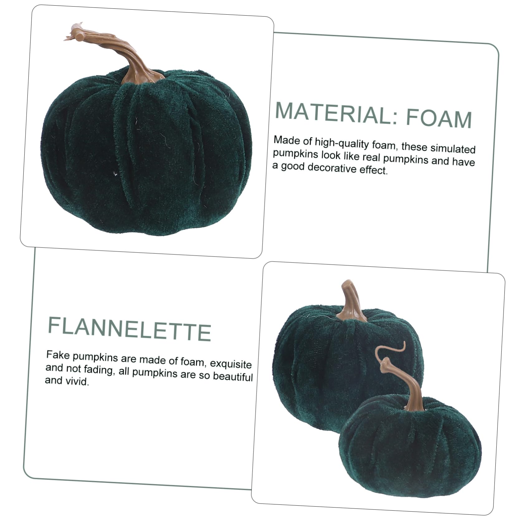 TOYANDONA 5 Pz Zucca in Schiuma Di Flanella Zucche Di Schiuma Per L'artigianato Simulazione Di Zucca Finto Modello Di Decorazioni Da Tavola Autunnali Piccole Zucche Autunno Finta