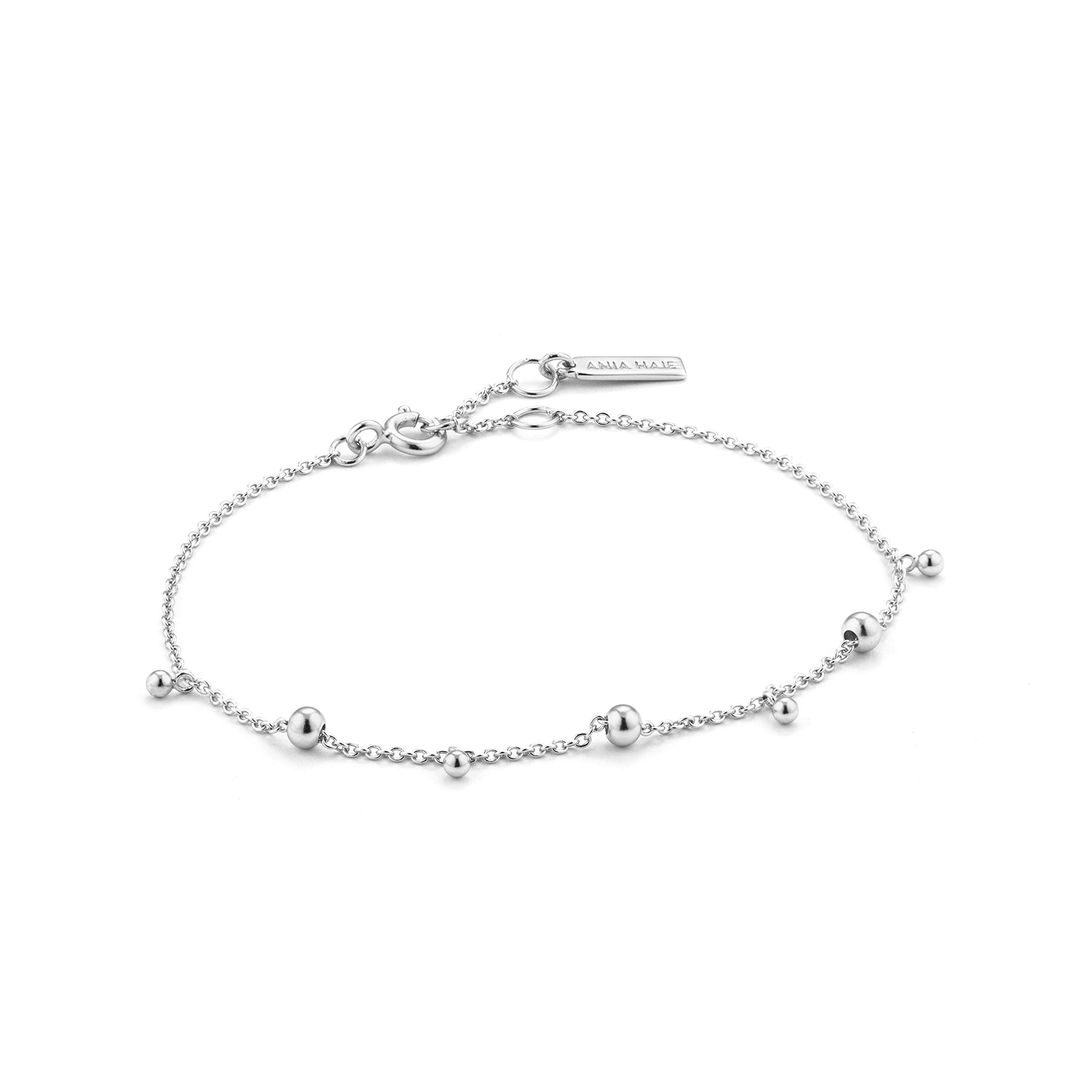 Spadarella spadino bracciale con sfere in argento 925 di diametro 4 mm