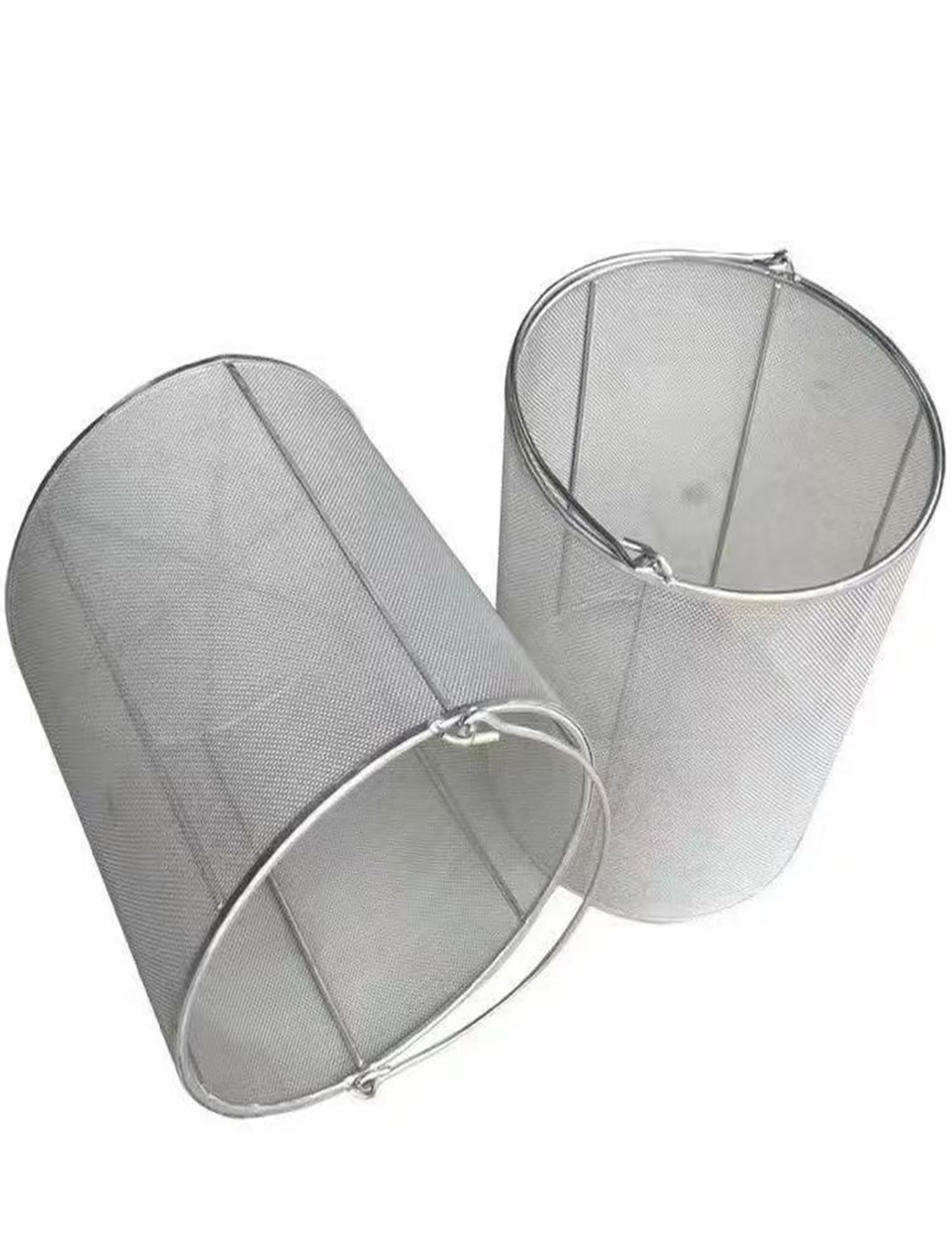 Genérico Cesta de desinfección de Malla de 0,4 mm Cesta de Instrumentos Cesta de esterilización de Instrumentos de Acero Inoxidable Estuche, Redondo con(20x15cm)