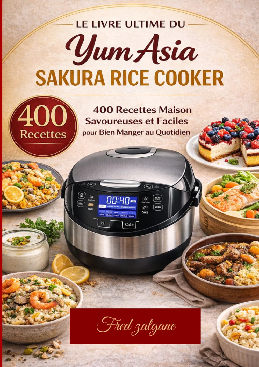 Le Livre Ultime du Yum Asia Sakura Rice Cooker 400 Recettes Maison Savoureuses et Faciles pour Bien Manger au Quotidien
