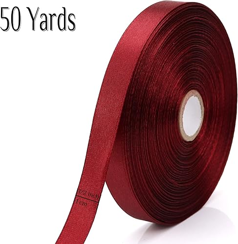 Miniatura 268 de Cinta de oro rosa de 1-1/2 pulgadas, para envolver regalos, 50 yardas, corona de fiesta de boda, costura, accesorios para el cabello, decoración