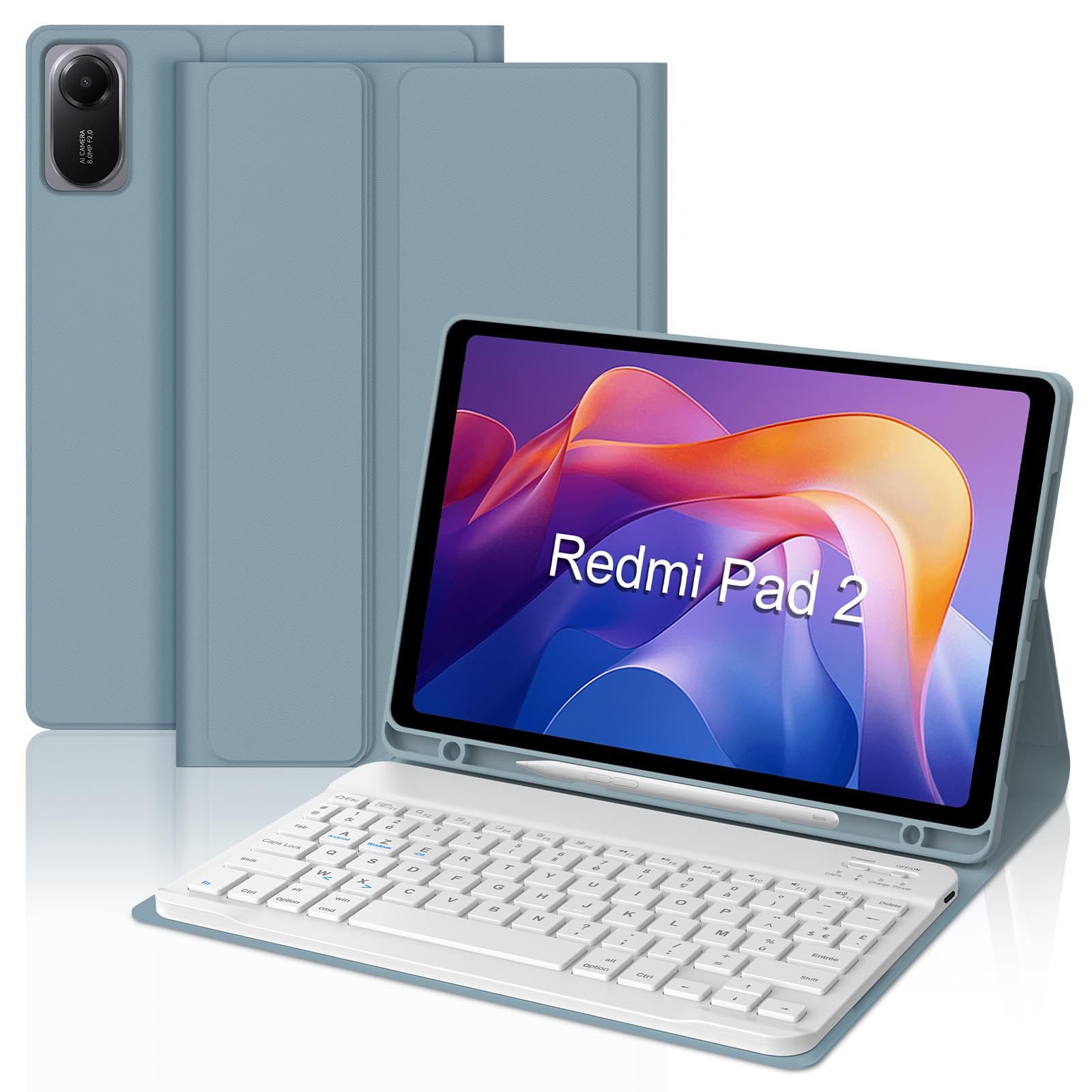 Clavier Bluetooth Redmi Pad 2 11" Magnétique et Détachable - 7