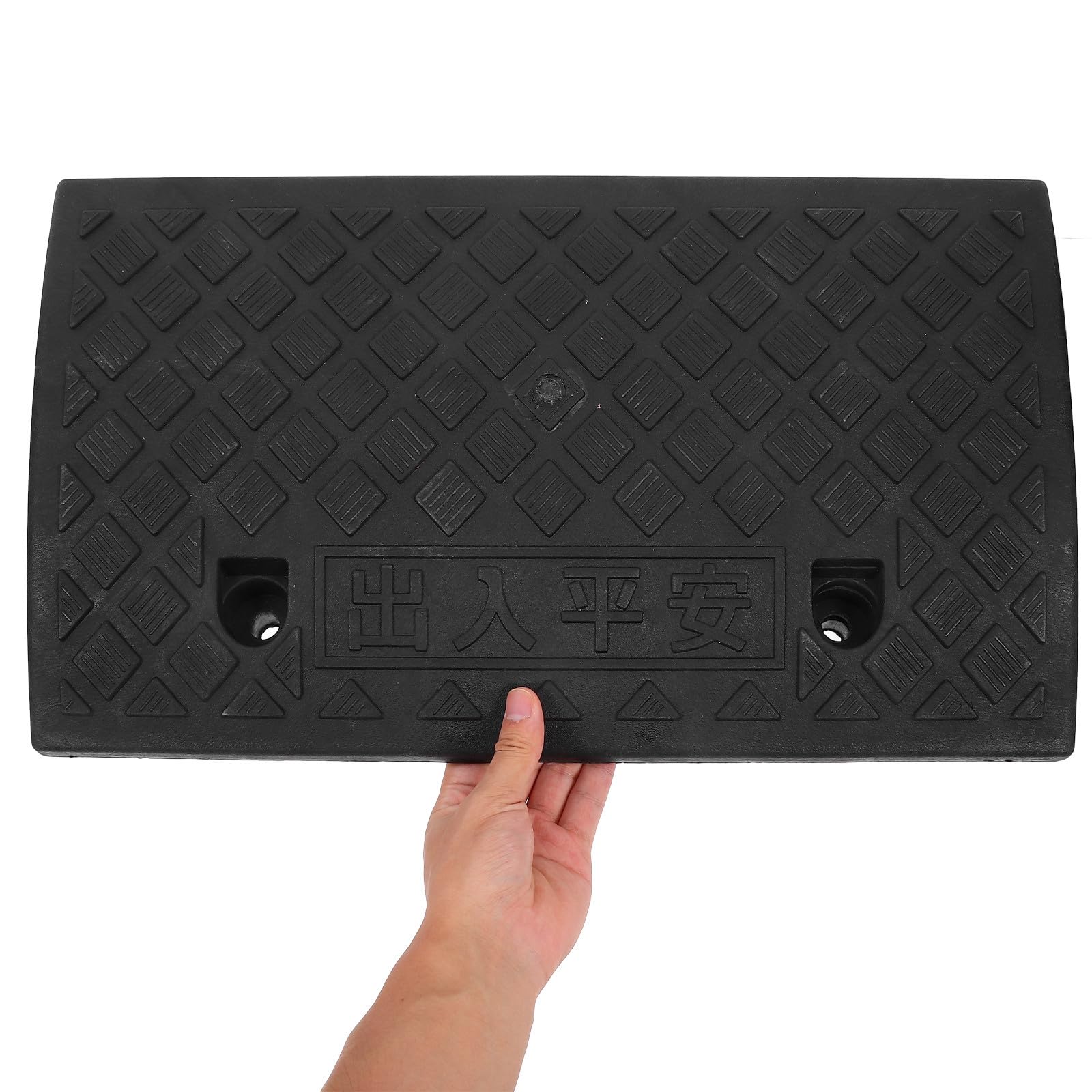 Rampe Maison en PVC Rampe D'accès Intérieure Compatible Skateboard et Voiture Électrique Hauteur 11cm Pratique et Passage en Fauteuil Roulant