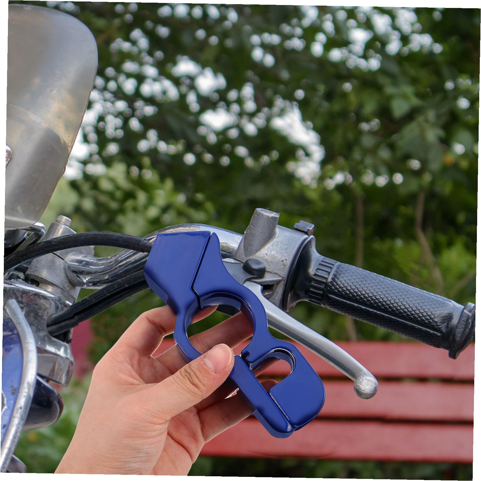 Lot De 2 Antivols pour Scooter Électrique pour Guidon De Moto Tout- pour Frein D'Accélérateur