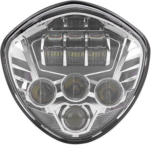 Motorcycle Headlight, Yctze 60W 6500K LED Motorcycle Headlights Assembly Work He