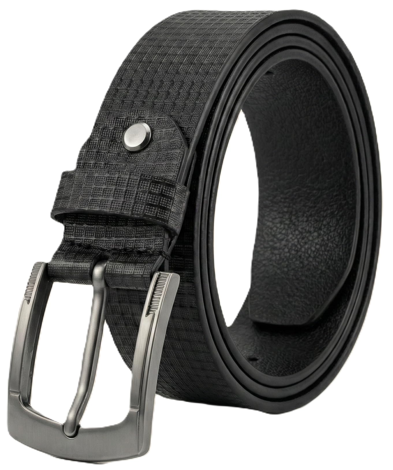 gs leather finishers Genuine Leather Belt for Men | Stylish Formal & Casual Belt for Jeans, Trousers & Office Wear | Durable with Strong Buckle-picture-54