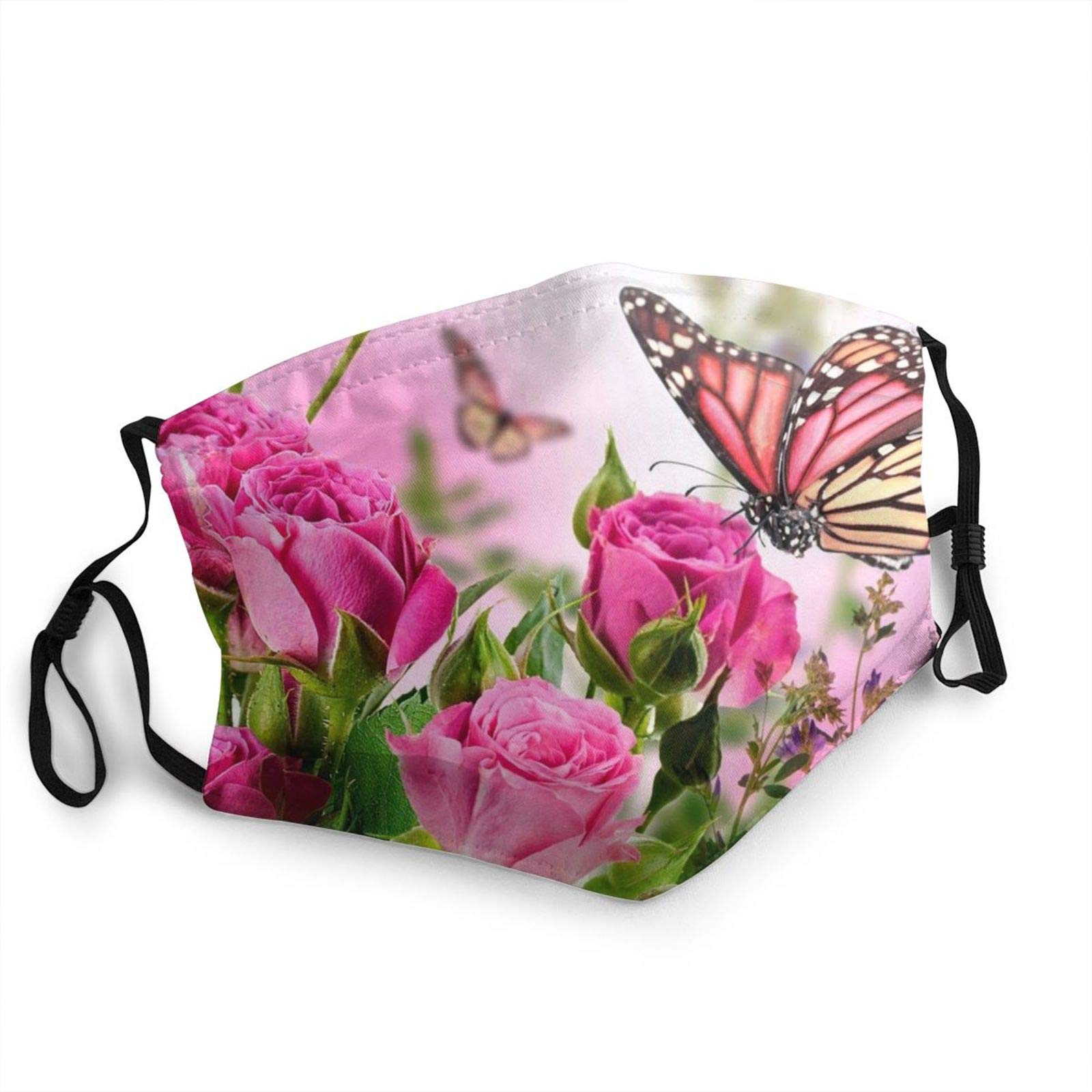 Reusable Face Mask Breathable Sexy Lips Print Decorative Unisex Masks Face Cover Dustproof Windproof Adjustable Earloop