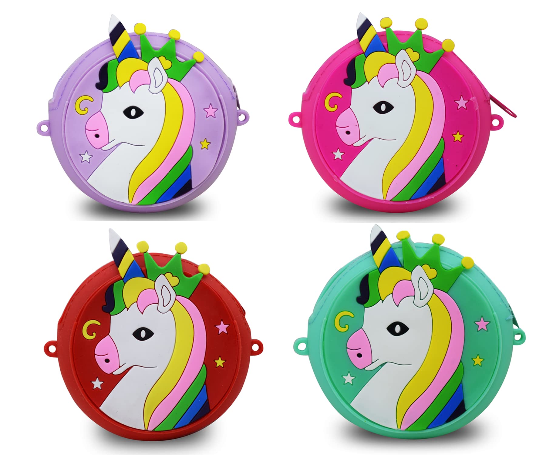 Kidizkart Funky Small Unicorn Theme Washable Silicone Small Bags Kids Girls Crossbody Sling Bags for Children (Set of 4) (B09XDBZWZD) Amazon Price History, Amazon Price Tracker