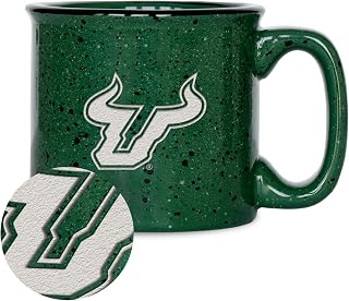 NCAA Speckle 12oz Laser Engraved Campfire Mug