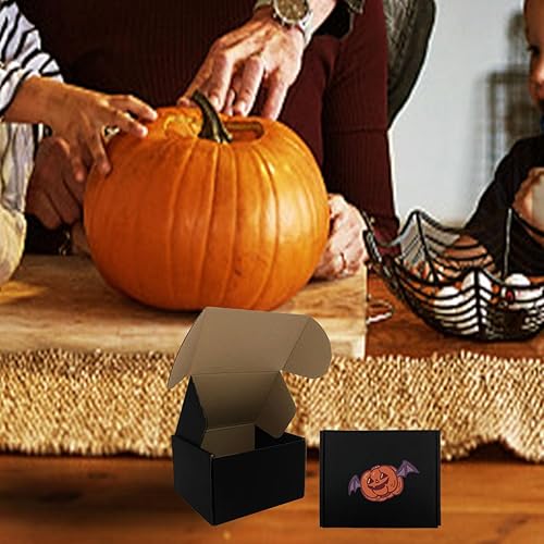 Miniatura 10 de Paquete de 24 cajas de envío negras de 13 x 10 x 2 pulgadas, cajas de cartón corrugado de 3 capas, cajas de correo para embalaje, regalos de envío,