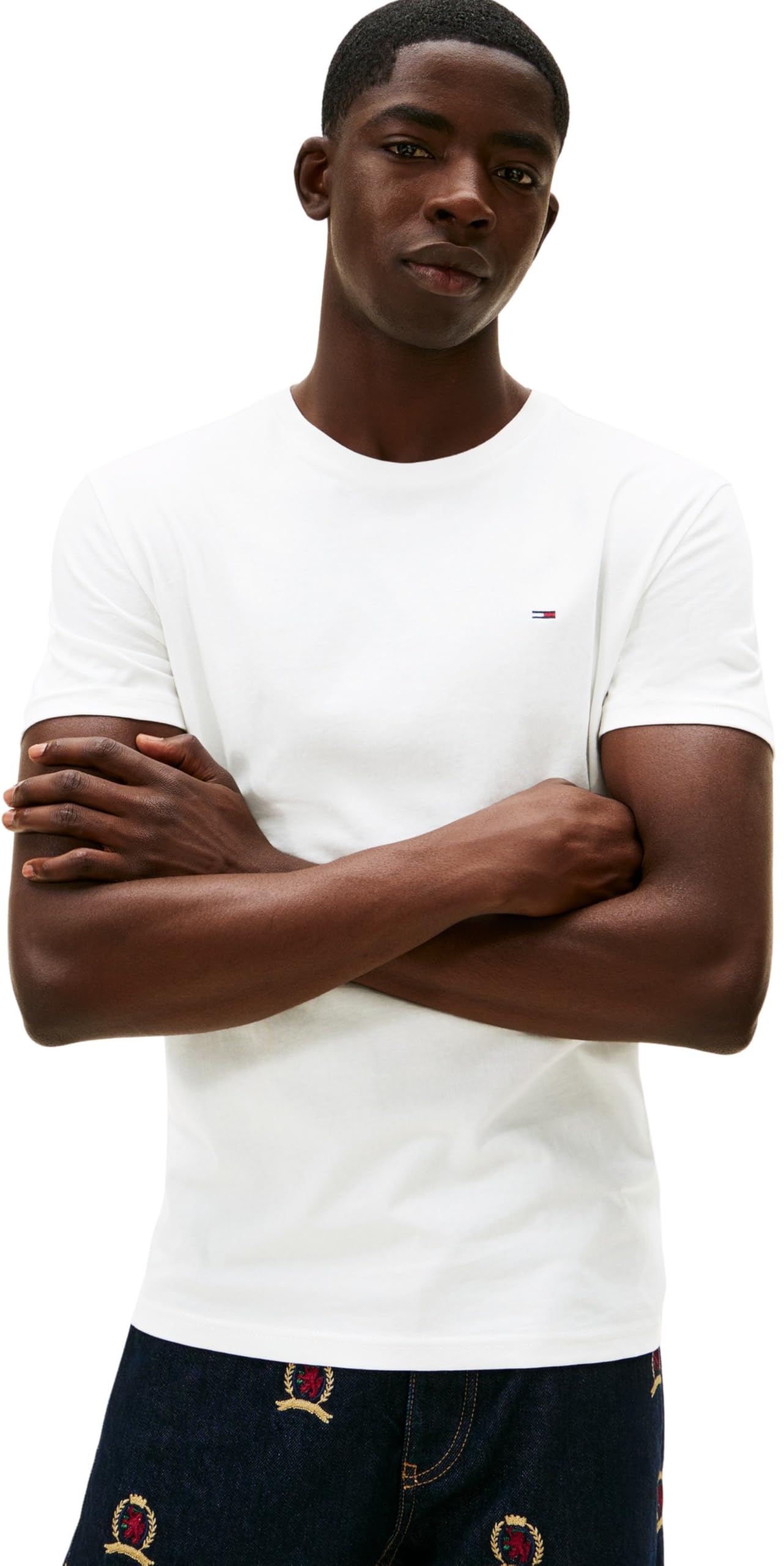 Tommy Jeans Herren 3er Pack T-Shirts Kurzarm aus Baumwolle