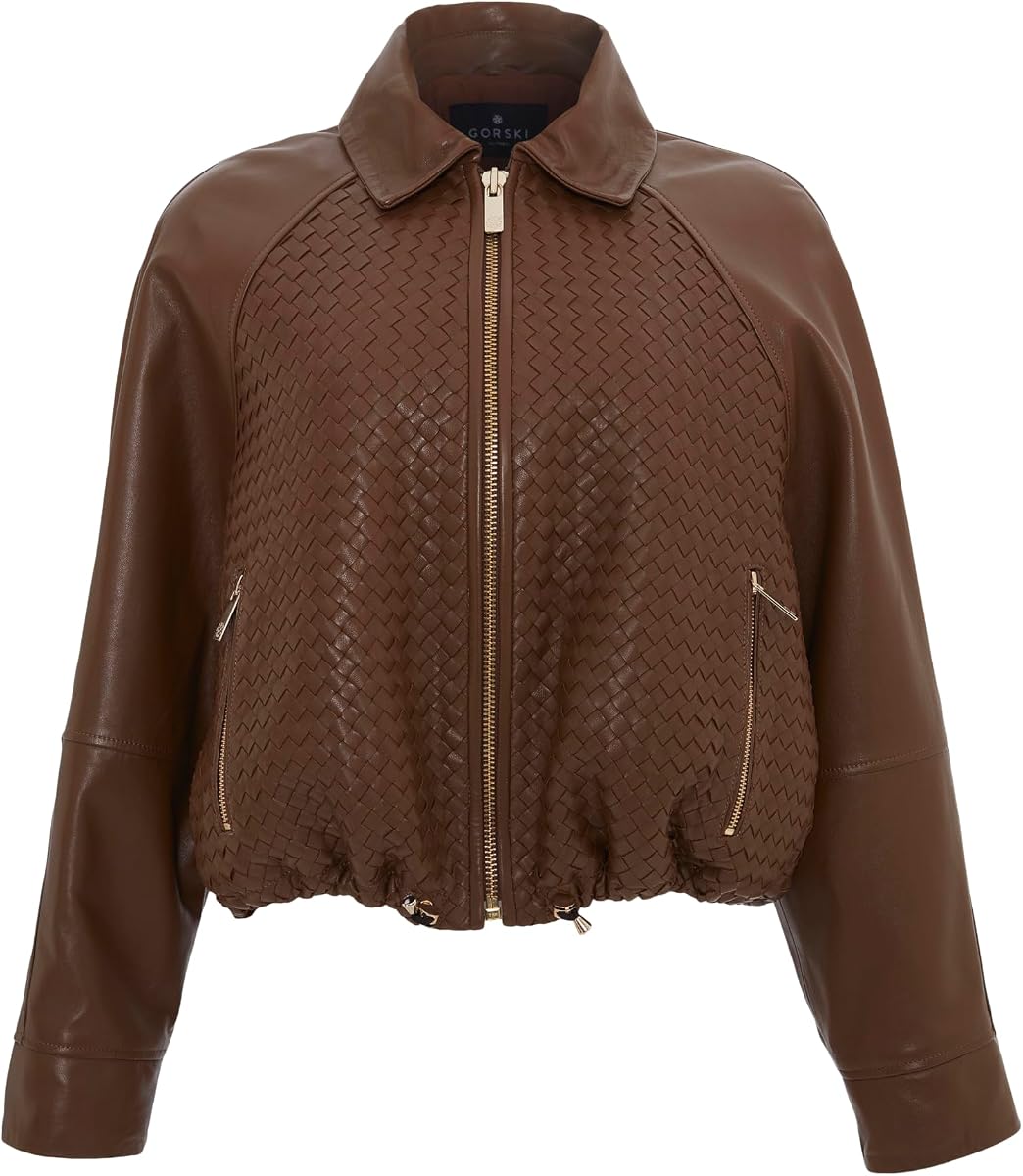 GORSKI, Select Nappa Leather Jacket, Basketweave