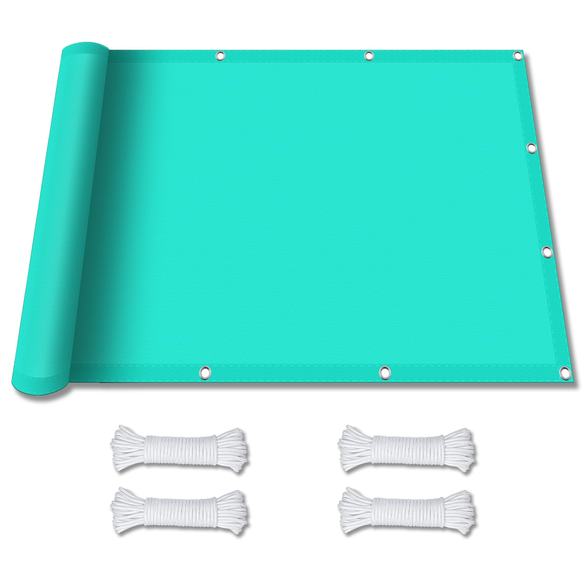 Voile d'ombrage d'auvent imperméable 3x5m avec oeillets pour jardin