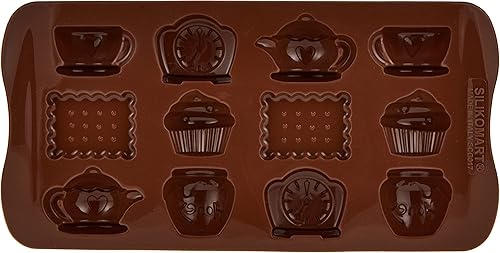 Miniatura 2 de Silikomart Platinum Tea Time - Molde de silicona para chocolate, marrón