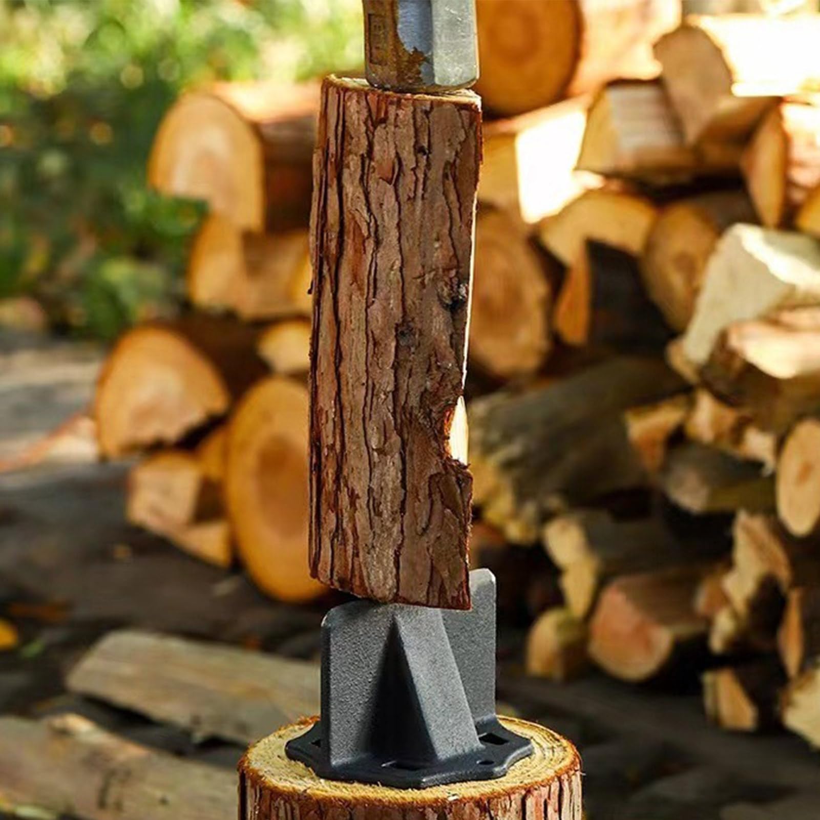 Generisch Fendeur de bois manuel - Fendeur de bois robuste en fonte