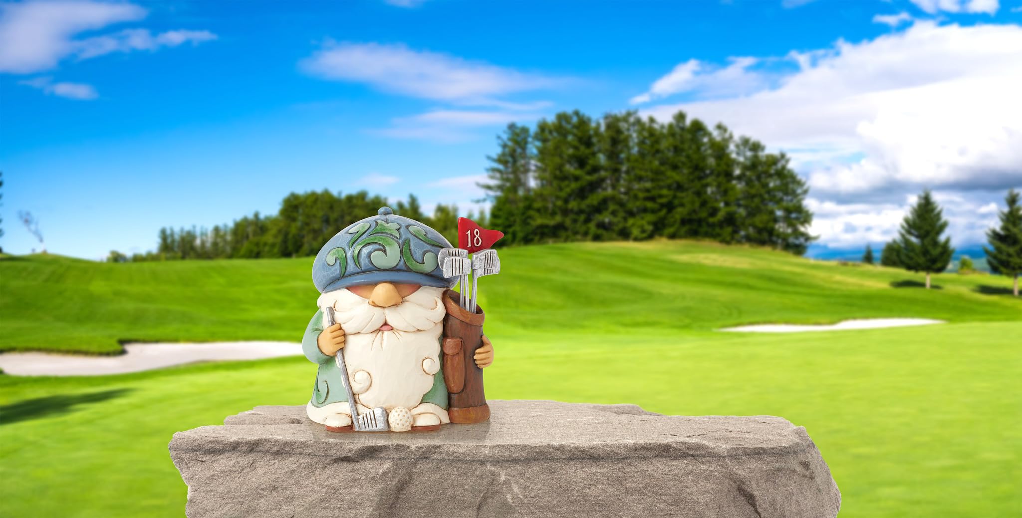 Heartwood Creek by Jim Shore Golf GNOME figür