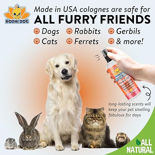 Vista 81 de Bodhi Dog - Colonia natural para mascotas, aerosol corporal prémium para perros y gatos, aroma limpio y fresco, cualidades de acondicionamiento