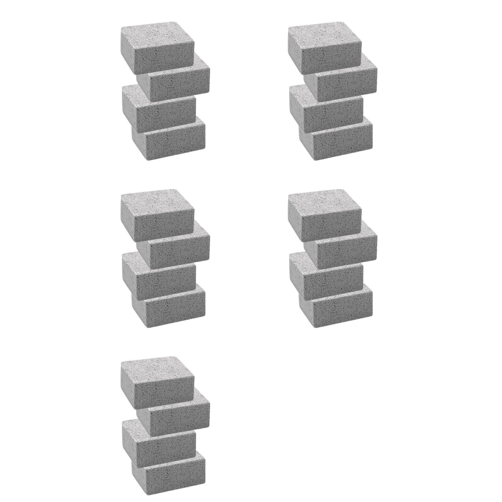 Aundhegrtt 20 Pack Grill Griddle Cleaning Brick Block,Kitchen Bathroom Cleaning Pumice Block, De-Scaling Cleaning Stone