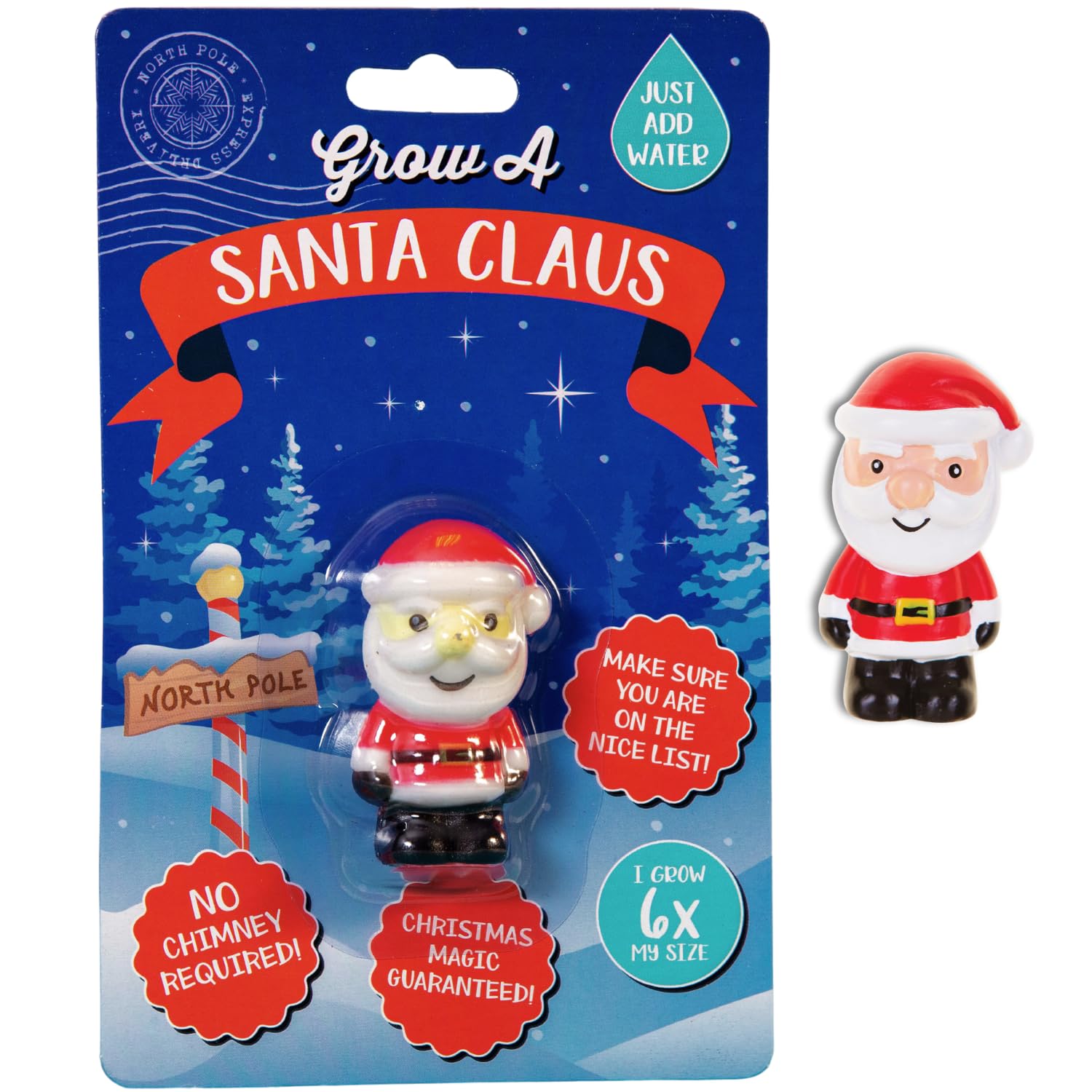 Boxer Gifts Grow A Santa Claus Toy - Novelty Christmas Gift