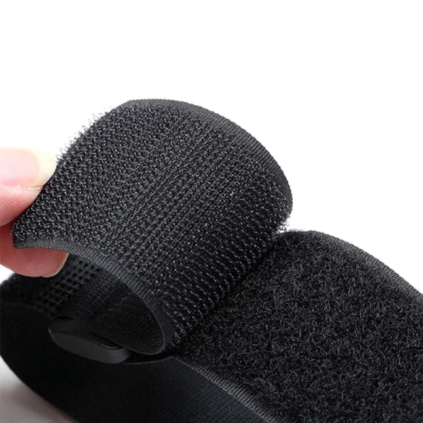 Lot de 18 attaches de câble auto-adhésives durables avec crochet et boucle, sangles de fixation multifonctions pour organiser les câbles et la gestion des câbles - 38 mm x 50 cm