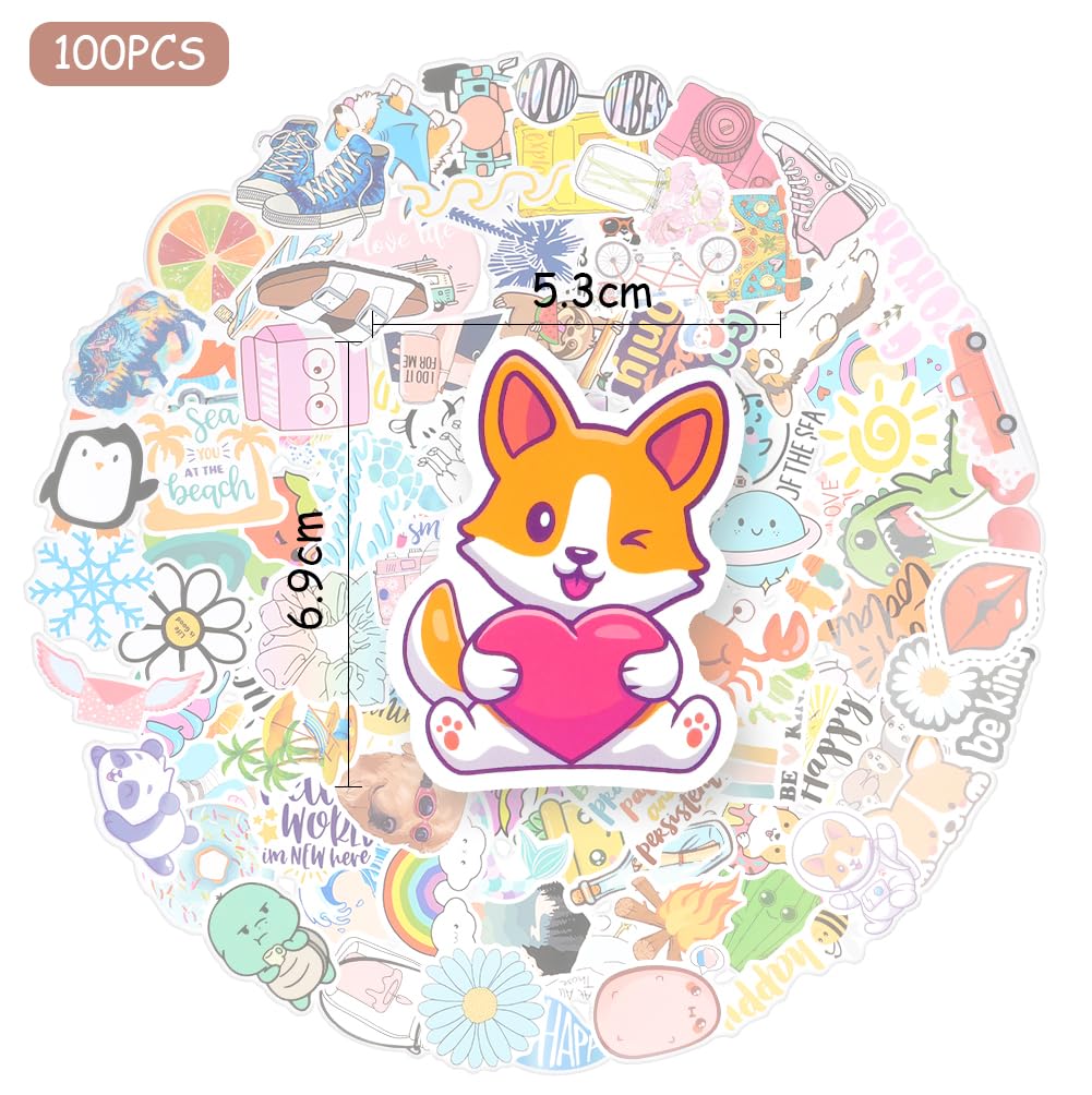 50 Adesivi Meme Divertenti AUAUY - Vinile Impermeabile, 5-7,6 Cm, Multicolore - Foto 10