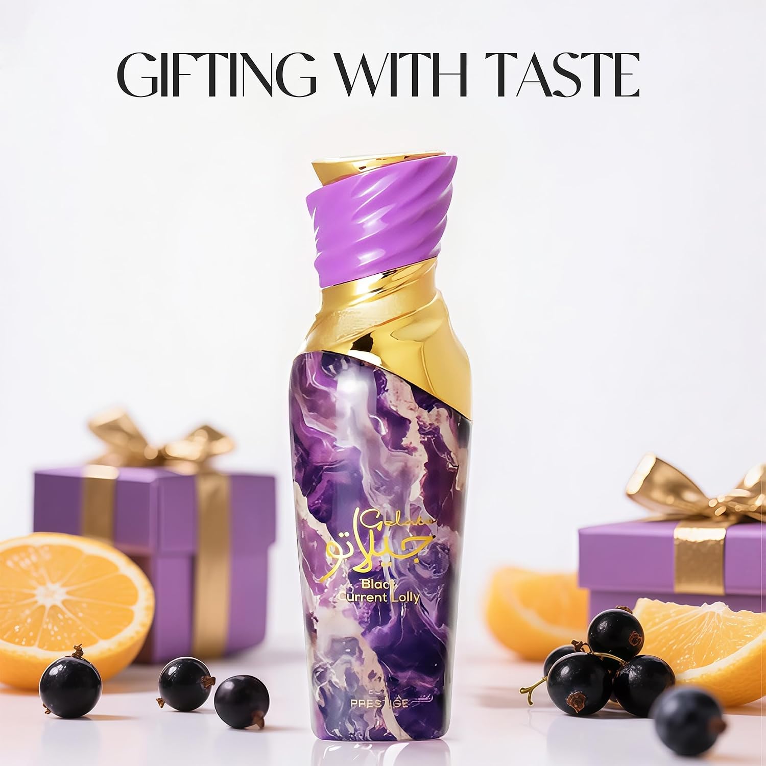 A CENTER Gelato Black Currant Women's Perfume 3.4 Fl Oz Eau de Parfum - Musk, Vanilla, Amber Accords,Patchouli, Rose&Grapefruit Luxury Scent with 24H Longevity | Long Lasting Fragrance