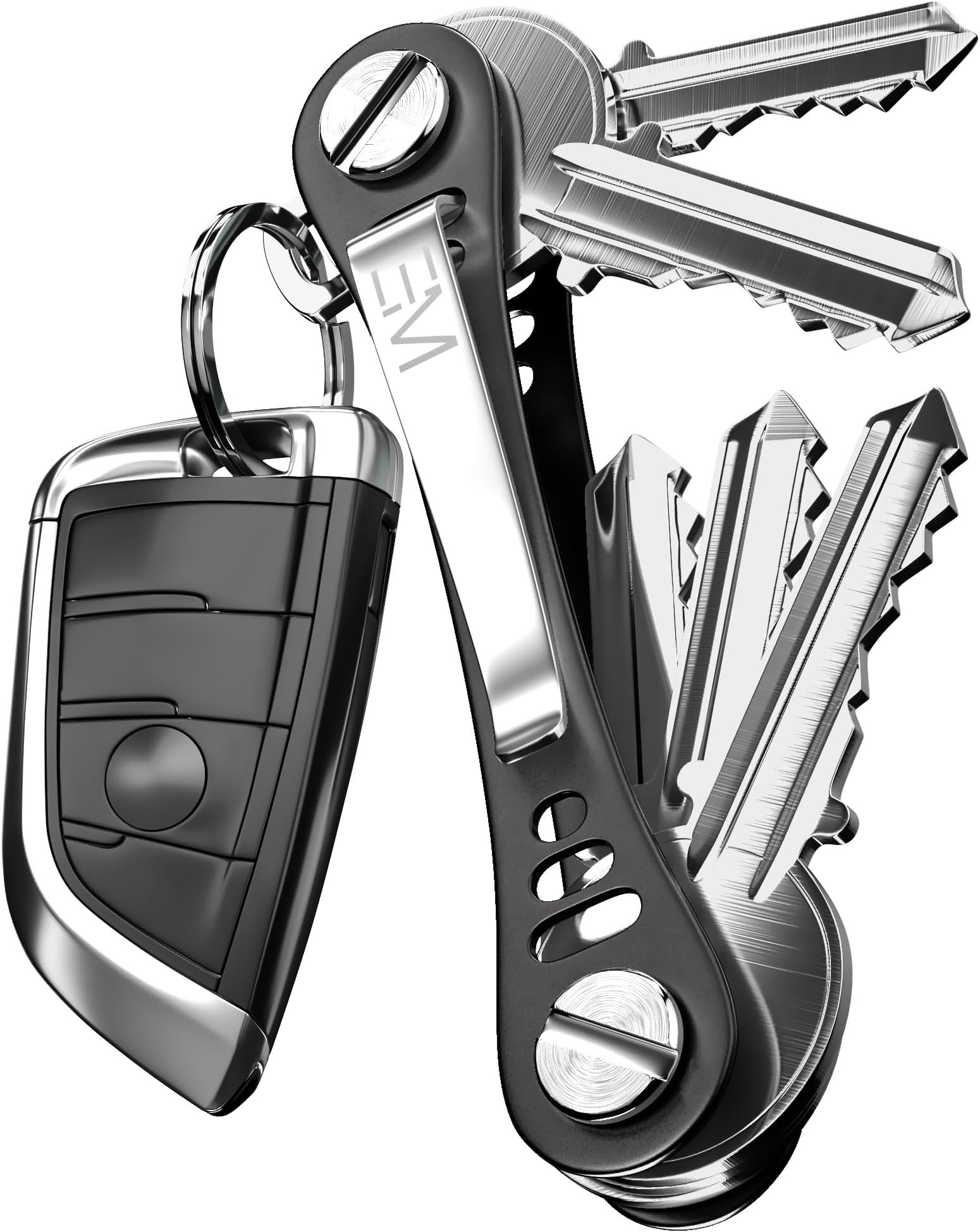 Compact Key Holder - Pocket Key Organizer - 14 Keys Key Bar
