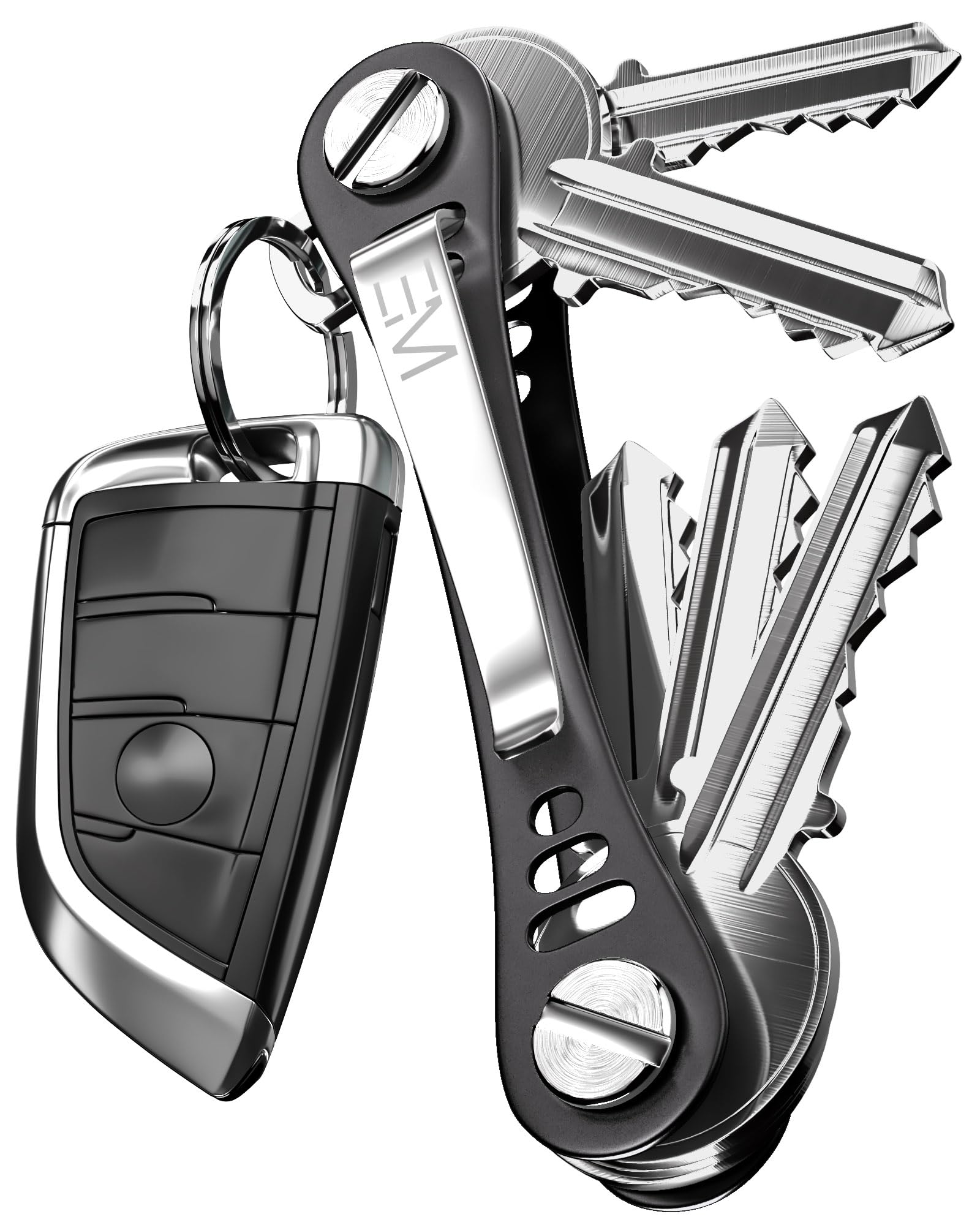 Compact Key Holder - Pocket Key Organizer - 14 Keys Key Bar