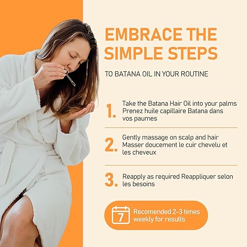 Miniatura 5 de FOIKOO Aceite de Batana para el Crecimiento del Cabello Dr Sebi Orgánico, 100% Crudo Puro y Natural Aceite de Batana de Honduras, Cuero Cabelludo