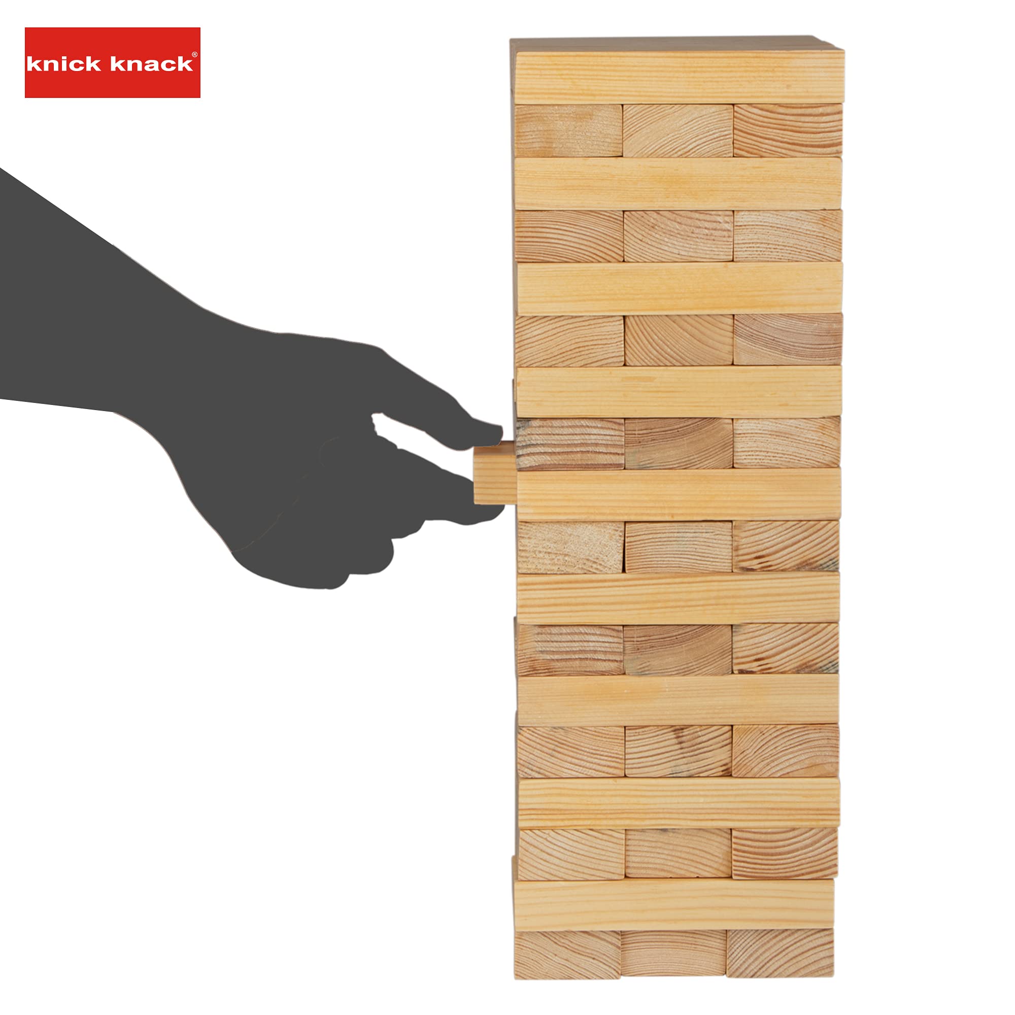 Buy Stack'em Up Giant Tumble Tower 54 Big Wooden Blocks Stacking Wooden Blocks Game for