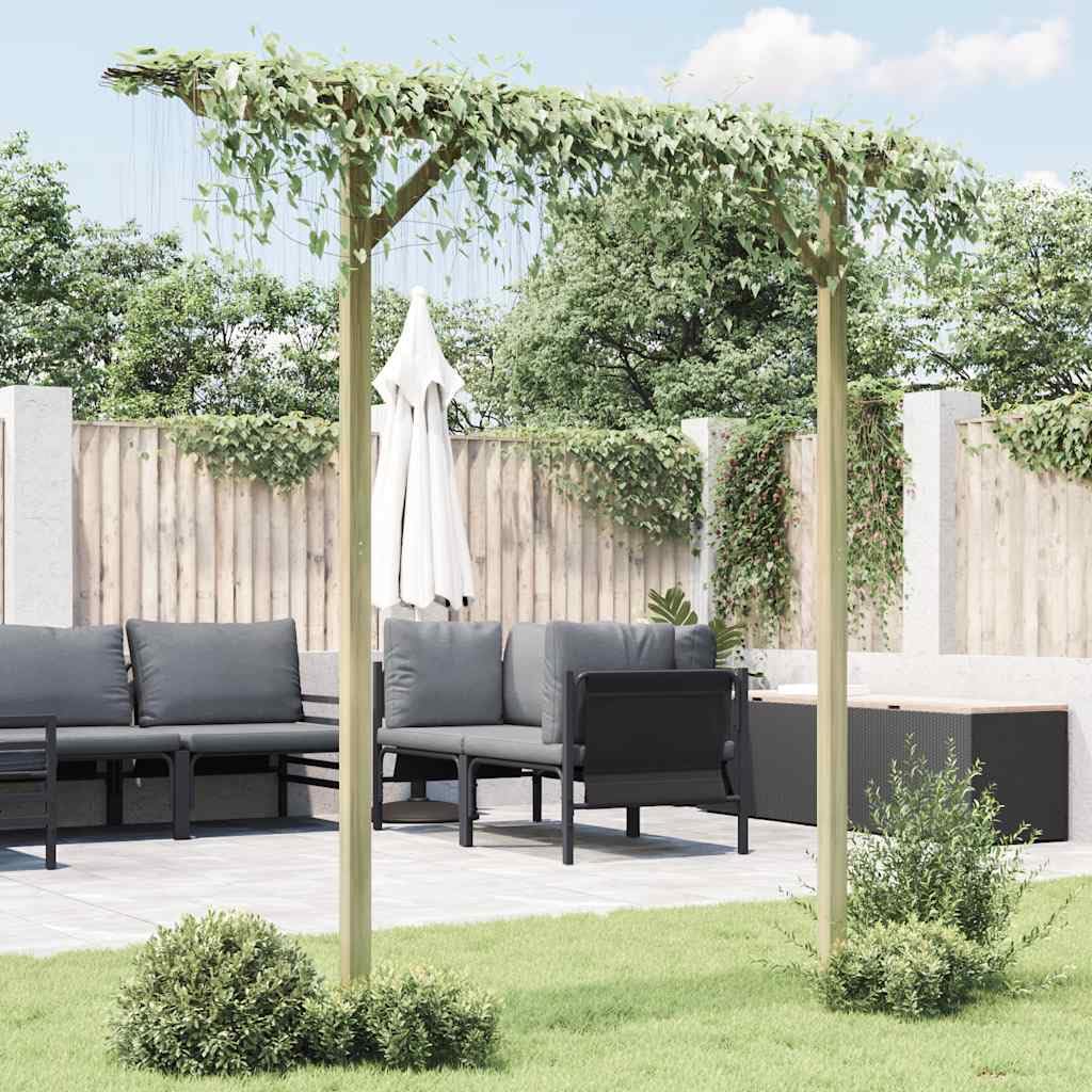 Drewniana pergola ogrodowa 205x40x203 cm