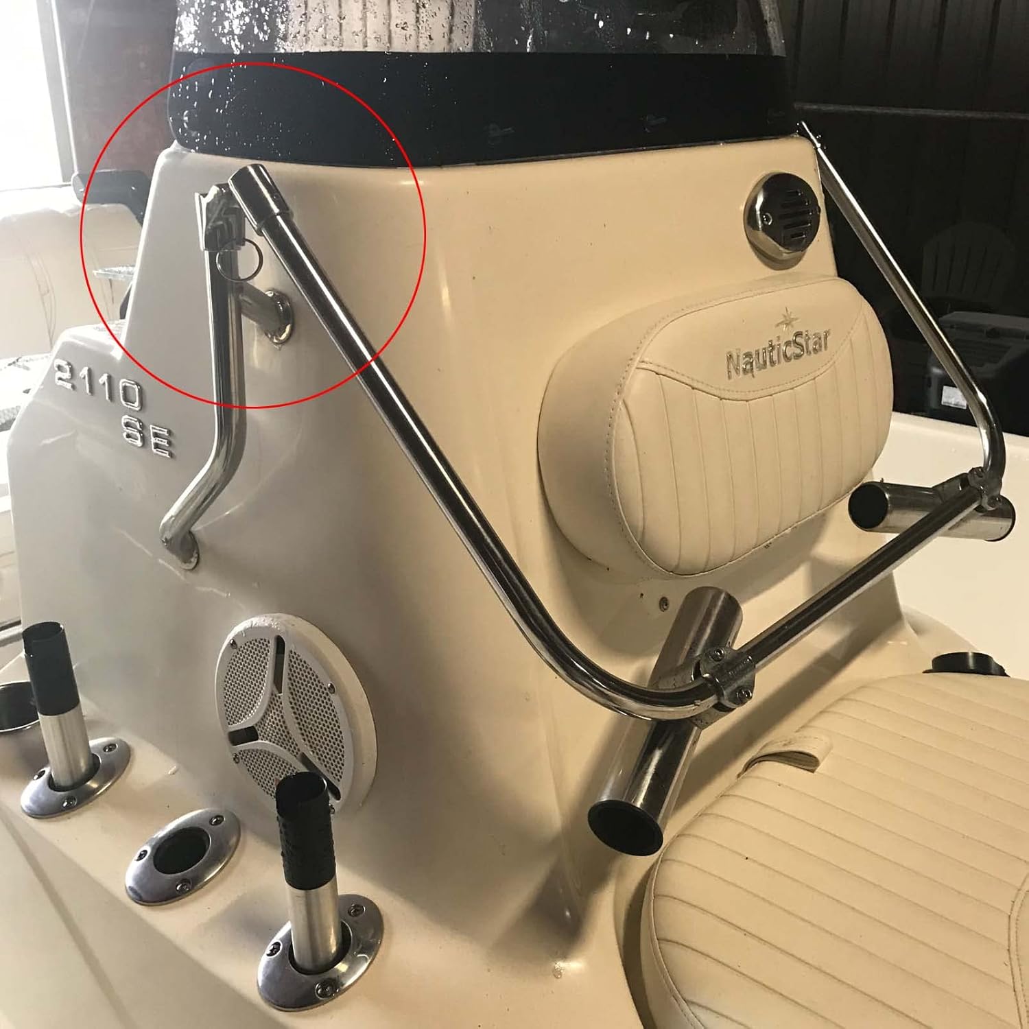 2 Pack Boat Pipe Connector, 316SS Marine Grade Handrail Fitting Folding Swivel Coupling Tube Joint Connector Stainless Steel Boat Hardware