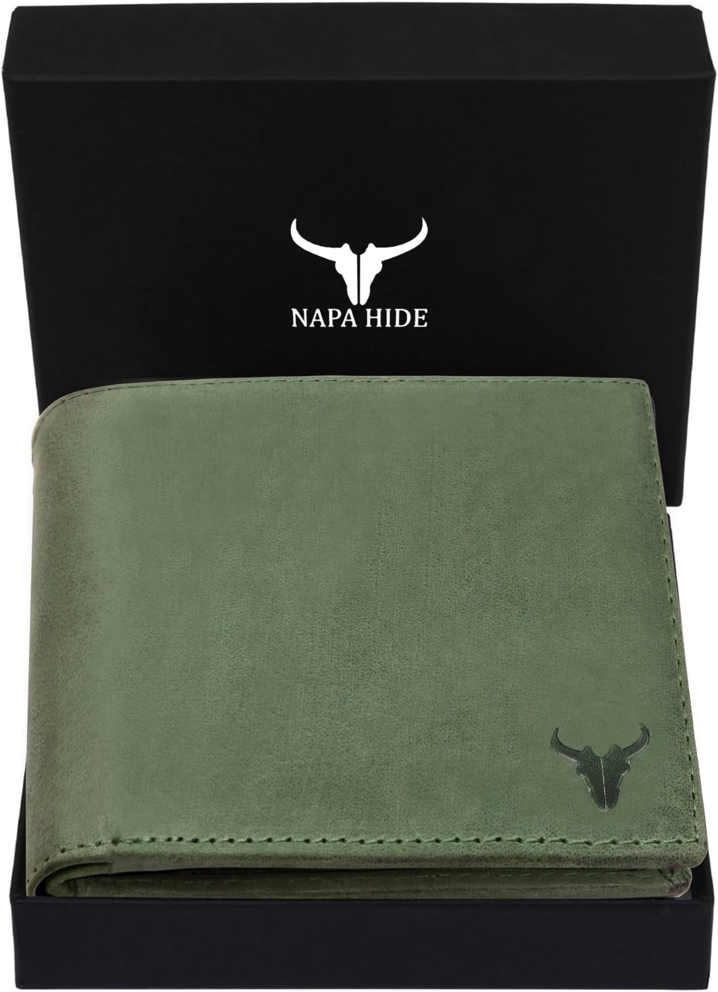 Men Leather wallet for Men Travel Accessory- Bi-Fold Wallet