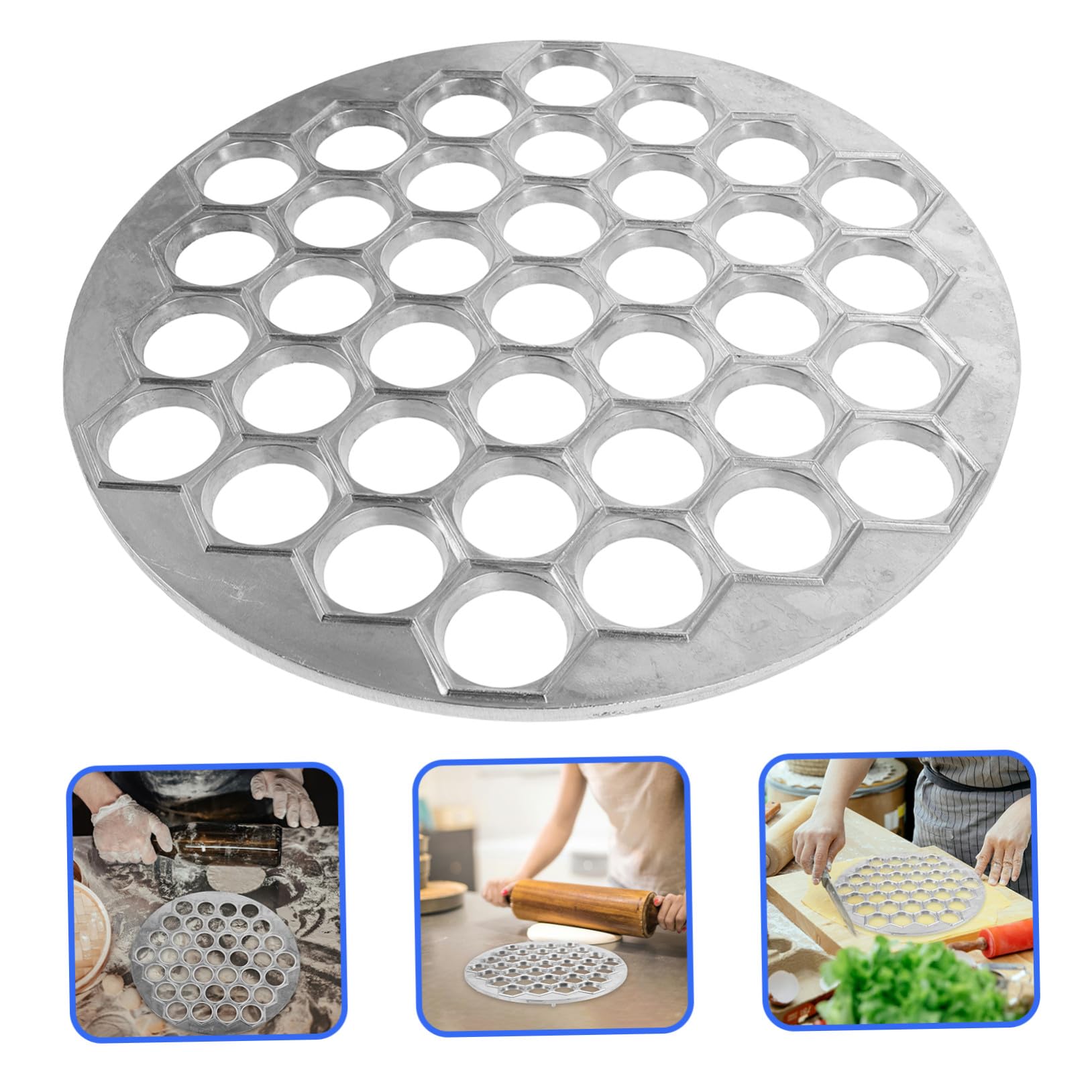 Stampo per Ravioli e Gnocchi in Lega, Utensile Manuale Facile da Pulire per Uso Domestico e Ristorazione