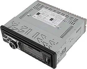 Estéreo de Carro Com Porta USB, Rádio FM, CD de Chamadas Com Viva-voz, Entrada AUX de DVD para Carro Single Din, de Entretenimento Com, Recurso de Memória, Configurações de EQ