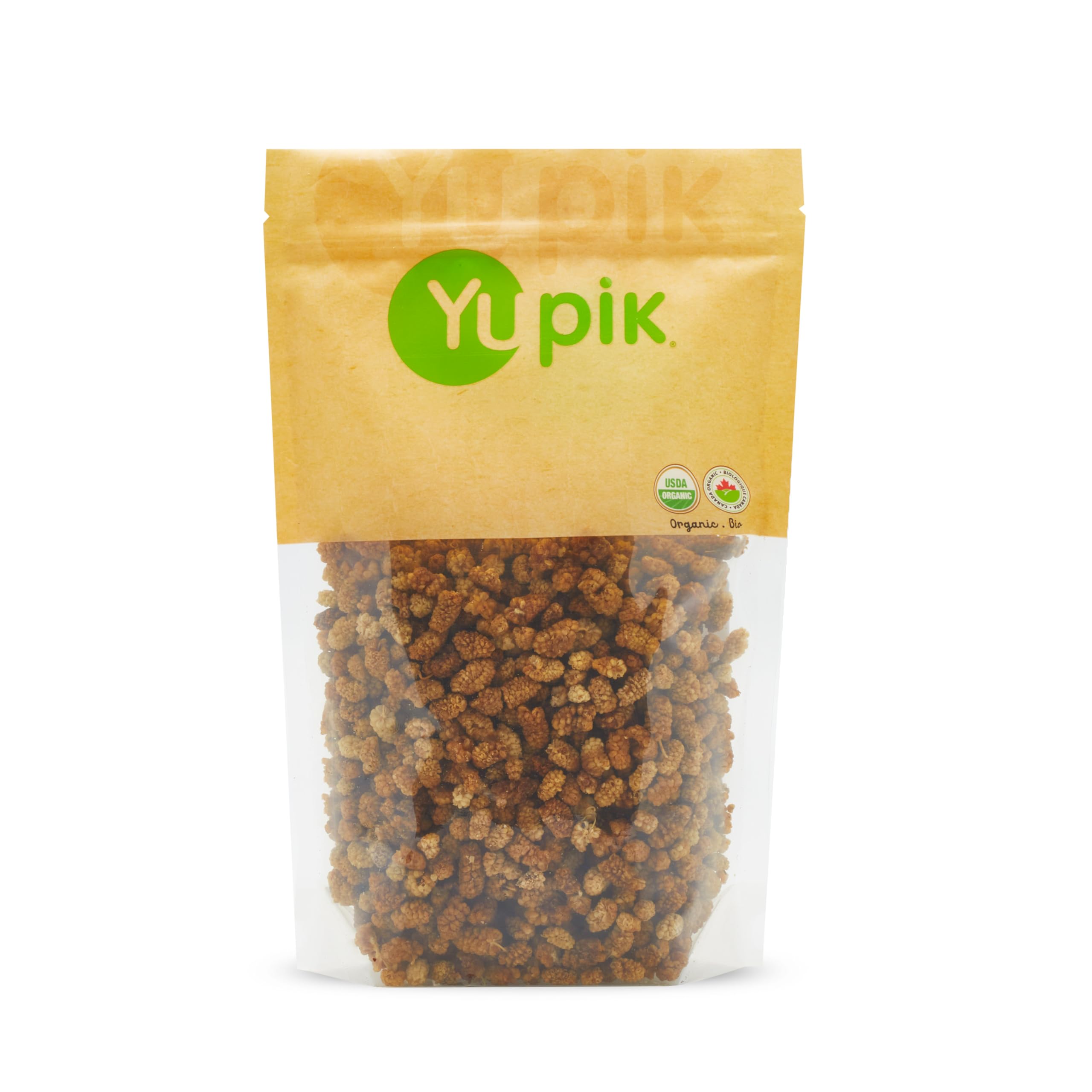 Organic Dried Mulberries, 2.2 lb (35.2 oz), Dried Fruit, Non-GMO, Vegan, Gluten-Free, No Added Sugar, Oil-Free, Healthy Snacks, Ideal for Baking & Topping