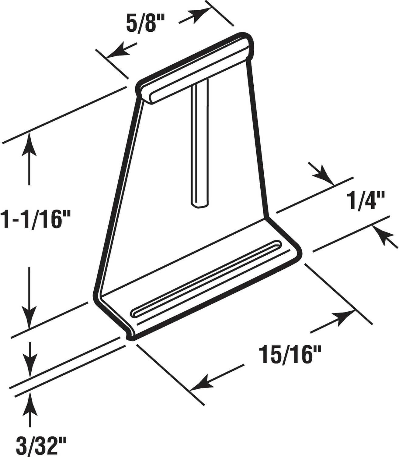 Prime-Line PL 14622 Black Vinyl, Spline Channel Pull Tabs (100 Pack)