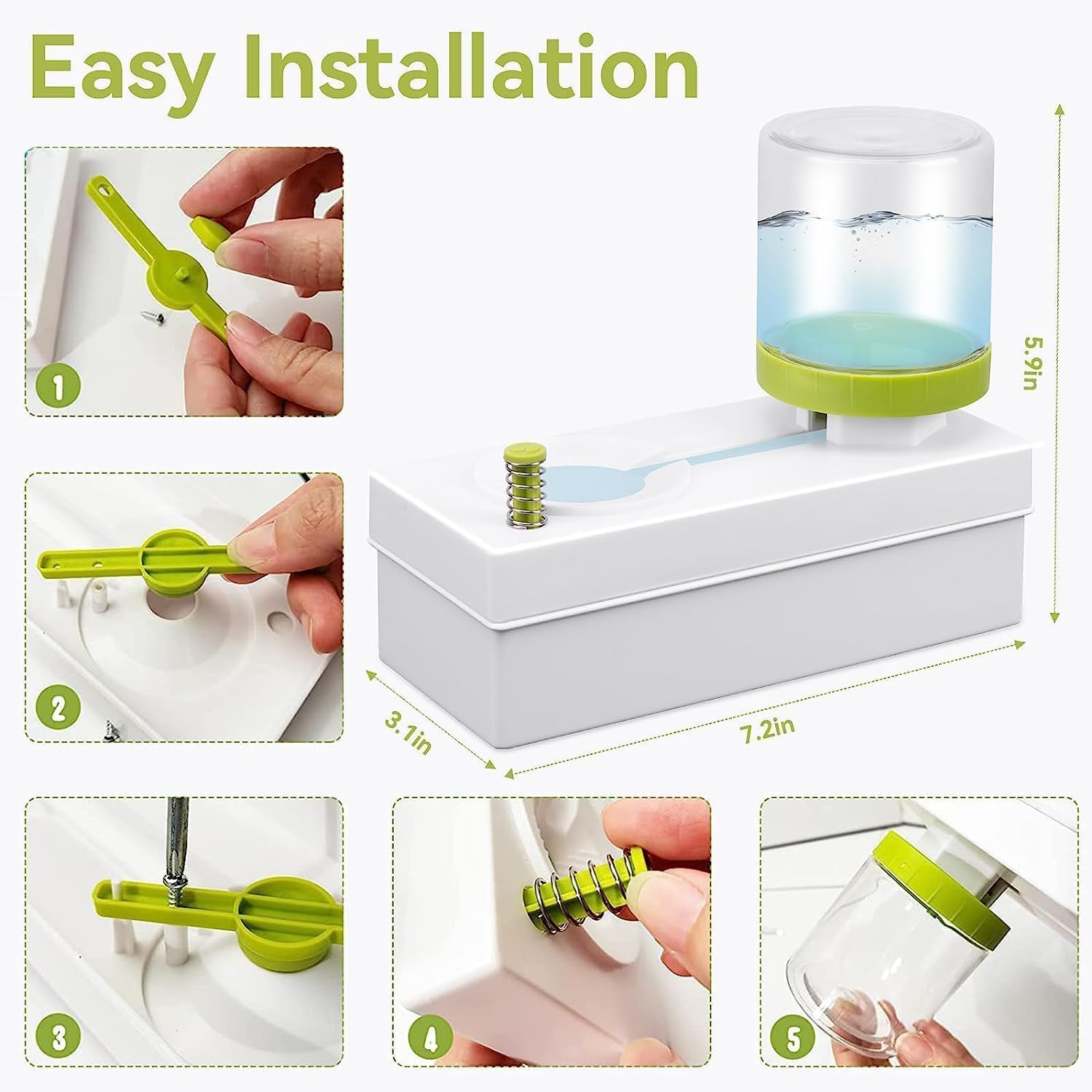 AISHU Paint Brush Cleaner Art Supplies, Running Water Cycle Paint Brush Rinser Rinse Cup Cleaning Tool with Drain for Acrylic, Watercolor, Water Based Paints, Makeup Brush 4