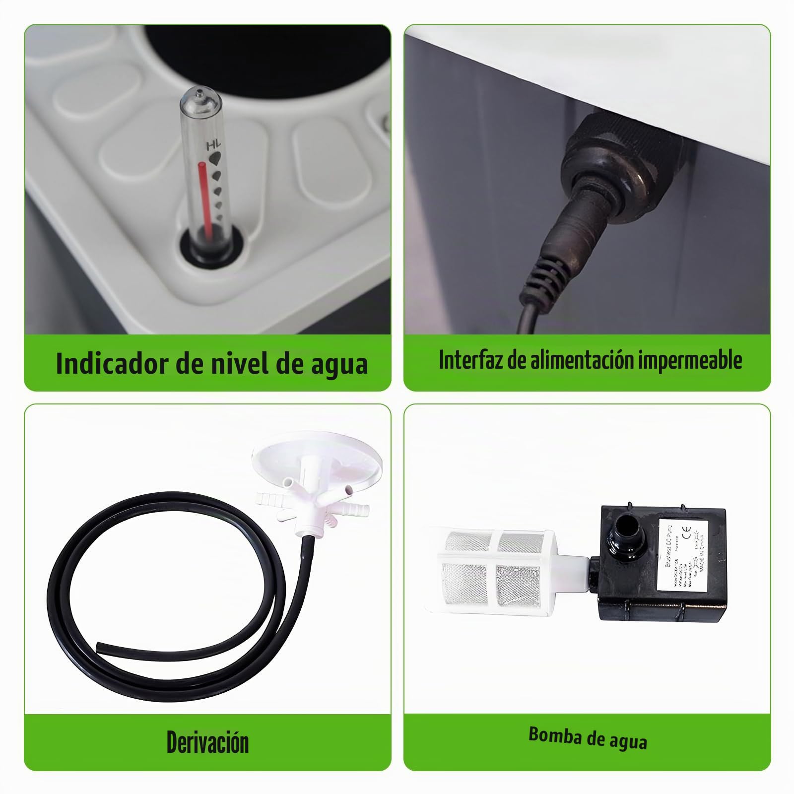 Sistema de cultivo hidropónico de 30 cápsulas, torre de jardín interior con bomba de agua | Kit de jardín aeropónico vertical con depósito de agua móvil para cultivar hierbas, frutas y verduras en casa