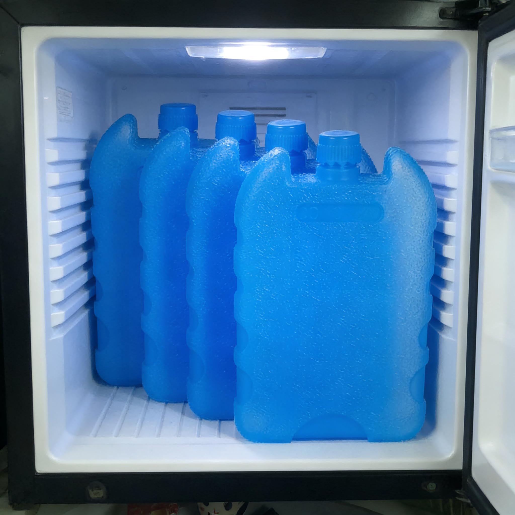 4 paquetes de hielo para enfriador, paquetes reutilizables para congeladores y loncheras, bolsa de hielo para lonchera, pesca, playa, equipo de campamento, 5.5 x 3.5 x 1 pulgadas