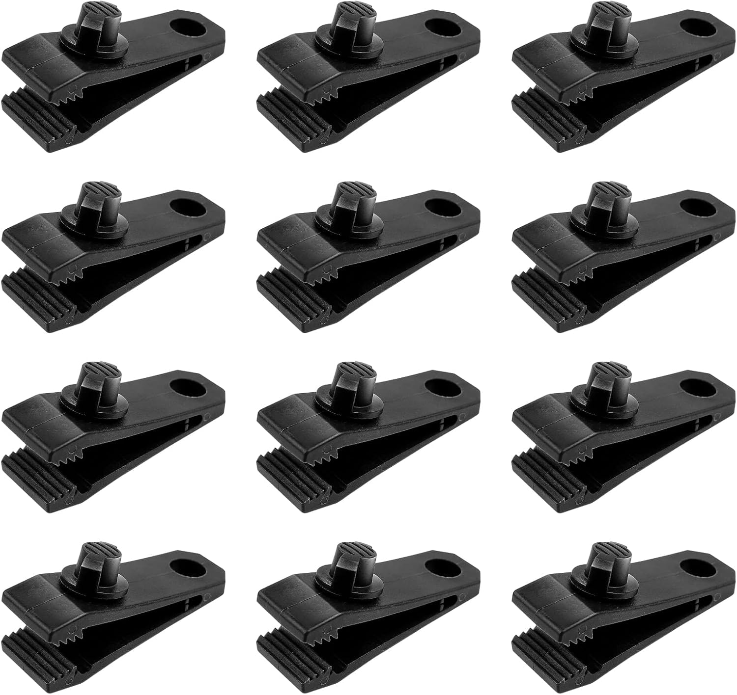 Tarp Clips Heavy Duty Lock Grip, Clamps Withstand 60mph Strong Wind Fit for Awnings, Shark Tent Fastener Clips Holder, Pool Awning Cover Bungee Cord Clip, Car Cover Clamp (12Pcs)-image-48